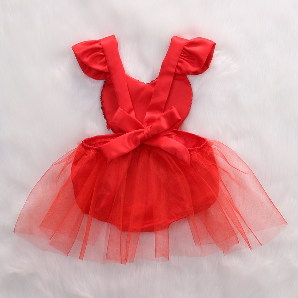 Elmo Dress Elmo Birthday Outfit Elmo Clothes Sesame Street Dress - Picture 4 of 5